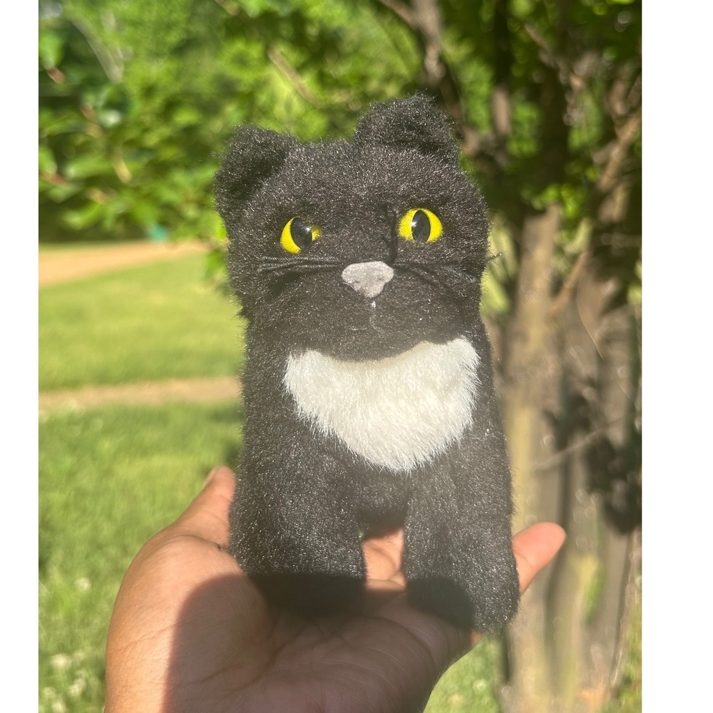 American Girl Caroline Cat Inkpot Plush Retired Black Kitty 2013 Pet